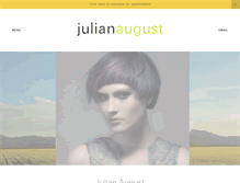 Tablet Screenshot of julianaugust.com